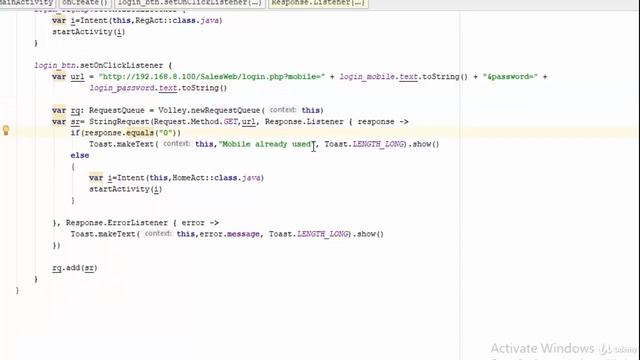 039 Implement Login Activity смотреть онлайн