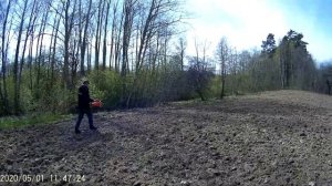 Посев Донника и Фацелии для пчел ручной сеялкой WOLF GARTEN