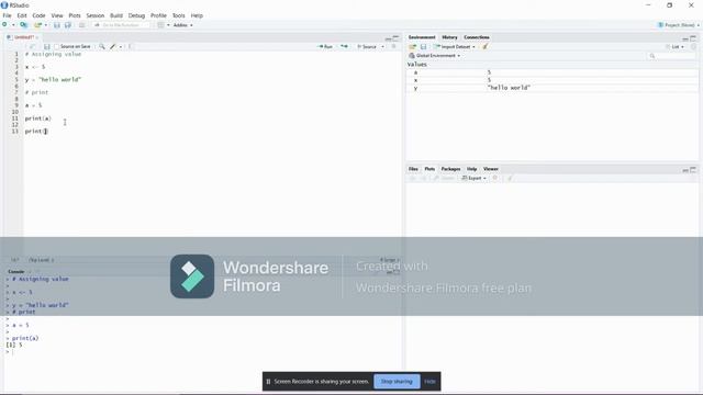 Print - R Programming смотреть онлайн