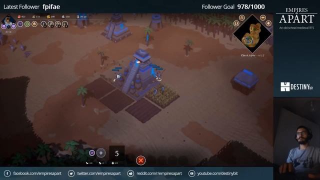 Empires Apart - 1v1 between developers after announcing shift queue! смотреть онлайн