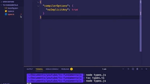 Basic Types in Typescript смотреть онлайн