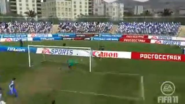 Fifa 11 Honda Freekick Goal Vs Sibir Novosibirsk By GeoVilla