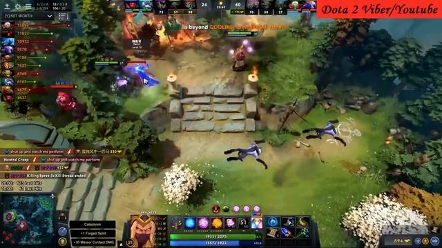 Dota 2 Sumiya Invoker Perfect - Epic Combo Catalysm 7.07 смотреть онлайн