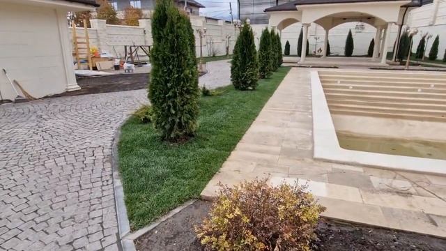 Ландшафтный дизайн. Создание сада. Осень г. Алматы 2022г. смотреть онлайн