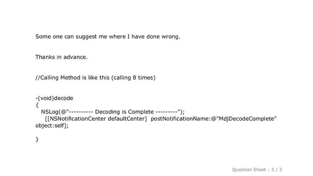 iOS : NSNotificationCenter is calling multiple times смотреть онлайн