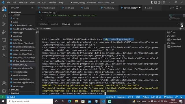 Screenshot Taker Using Python | Python Project смотреть онлайн
