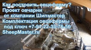 Как построить овцеферму? Как построить овчарню - ферму для овец?
