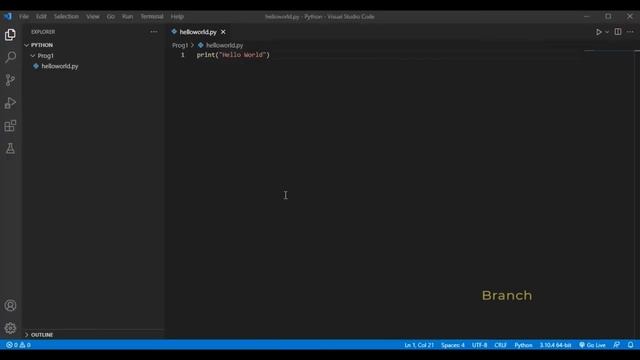 #python #helloworld Write First Program Hello World in Python смотреть онлайн