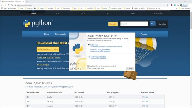 004 Python Tutorial for Beginners 101 - Installation and Setup - Windows смотреть онлайн