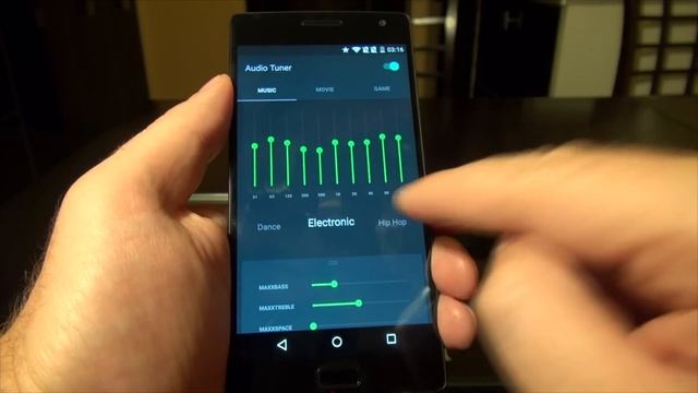 OnePlus Two. Настройка звука, эквалайзер, пресеты.