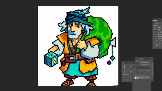 НЕЙРОСЕТЬ ДЕЛАЕТ 2D РПГ ИГРУ смотреть онлайн