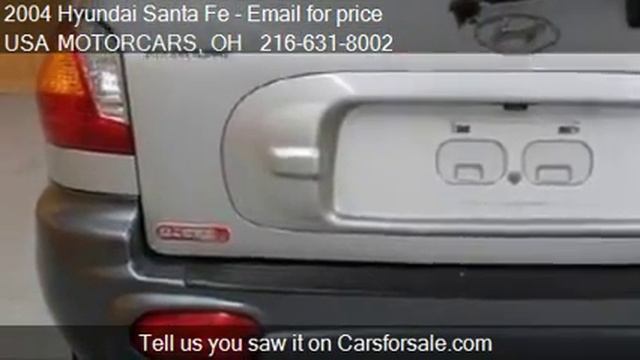 2004 Hyundai Santa Fe GLS 2.7L - For Sale In PARMA, OH 44129