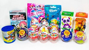 15 Киндер Сюрпризов ГАДКИЙ Я Фиксики Маша и Медведь БАРБИ Мультик про Машинки Робокар Поли