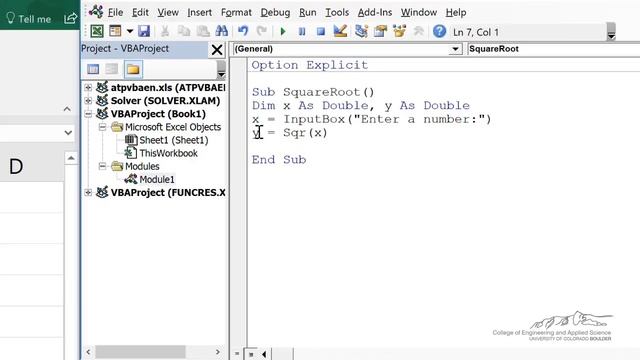Examples of Input and Output Options in VBA Subroutines Part 1 смотреть онлайн