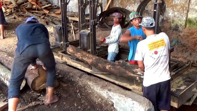 Dituntut fokus tingkat tinggi..!!Nasib operator dipertaruhkan demi kayu model gini agar tak patah смотреть онлайн