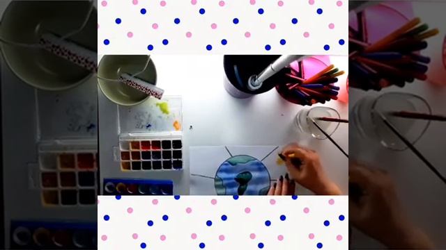 Рисование День Земли смотреть онлайн