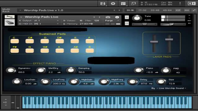 SUSTAIN PIANO PAD GRATIS PARA KONTAKT 6 смотреть онлайн