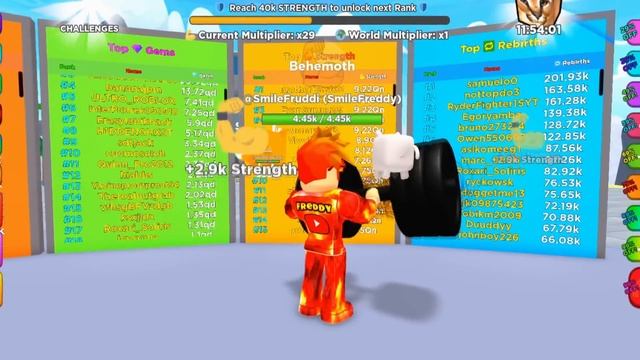 ПОЛУЧИЛ МЕГА ГАНТЕЛЮ и ПРОКАЧАЛСЯ ЗА МИНУТУ в Roblox смотреть онлайн