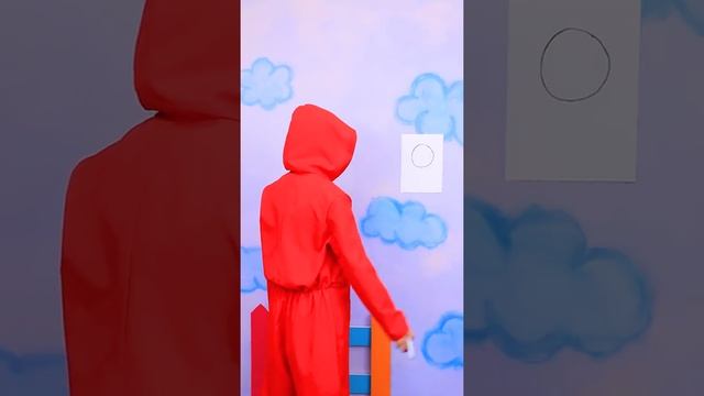 Нарисуй челлендж vs Игра в кальмара #shorts смотреть онлайн