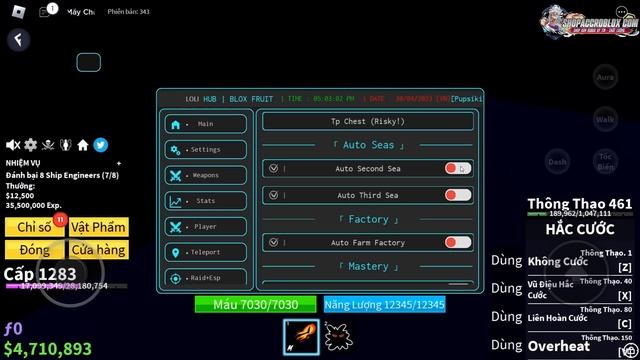 Cách Hack Blox Fruits 19 Trên Điện Thoại (AUTO FARM, AUTO RAID, MORE ) Không Bị kick смотреть онлайн