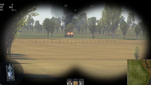 как включить бинокль в War Thunder !!! смотреть онлайн