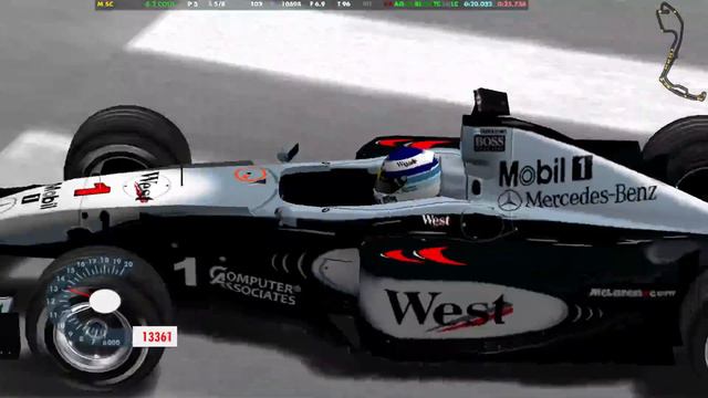 Grand Prix 4 2000 Monaco GP 10% Race смотреть онлайн
