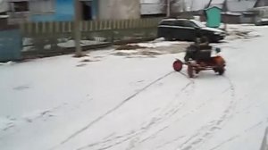 Самодельный карт из бензопилы «урал»