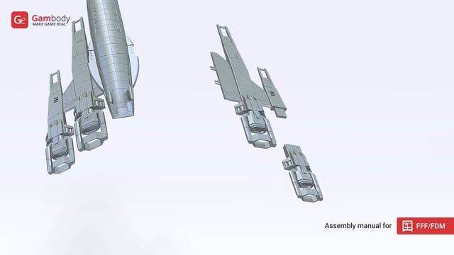 Normandy SR-2 3D Printing Model | Assembly By Gambody