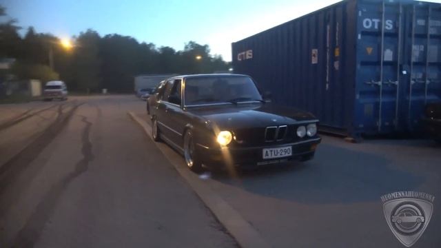 BMW e28 535i Turbo. Brutal burnouts full send! смотреть онлайн