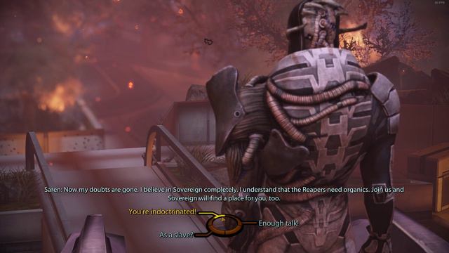 Mass Effect 1 Legendary Edition Shepard convinces Saren to commit suicide смотреть онлайн