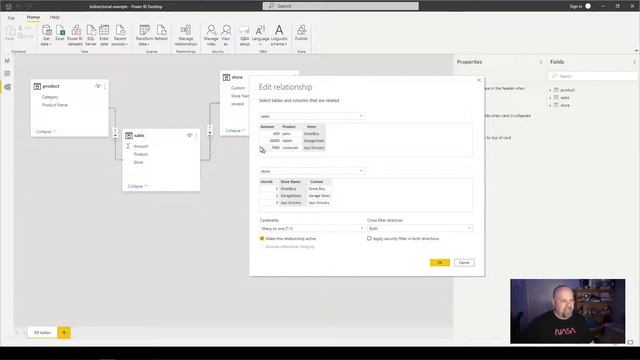 Cross Filter direction in Power BI desktop смотреть онлайн