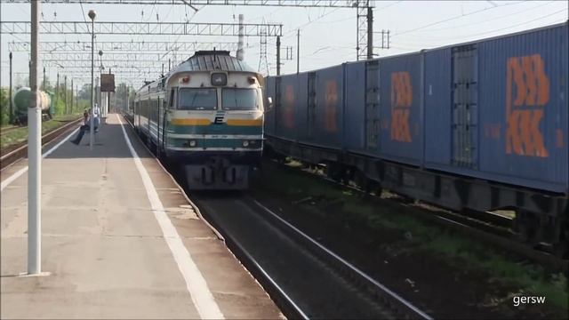 Дизель-поезд ДР1А-232/239 Санкт-Петербург — Таллин смотреть онлайн