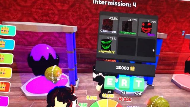 Открываю яйца в игре роблокса doors race clicker смотреть онлайн