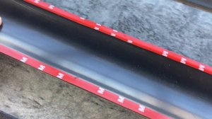 Накладки на низ дверей Renault Logan I (на скотче)