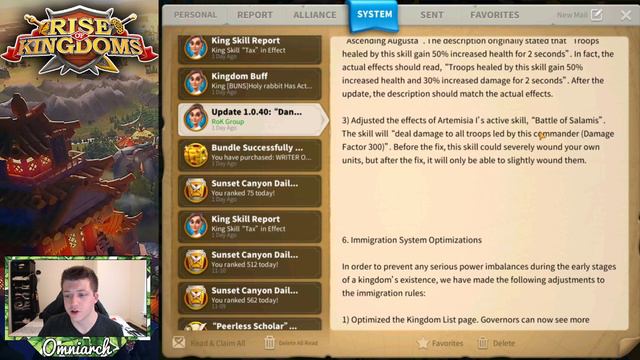 HUGE UPDATE! DANCE OF CHAOS DYNASTY WARRIORS EVENT IN RISE OF KINGDOMS 2020! RoK Patch Notes! смотреть онлайн