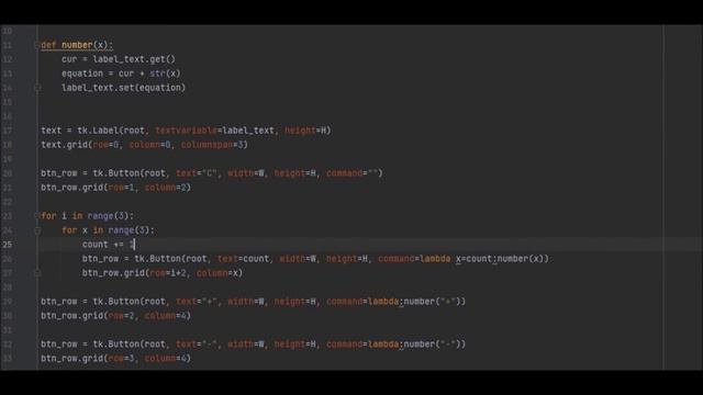 python basics, building a Graphical calculator - tkinter - python 3.6 - part 2 смотреть онлайн
