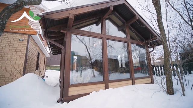 Обзор зимней беседки с панарамными окнами "House 20" смотреть онлайн