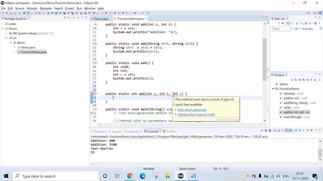 Java Selenium Automation Testing - Methods, Method Overloading and Problem solving - Session 8 смотреть онлайн