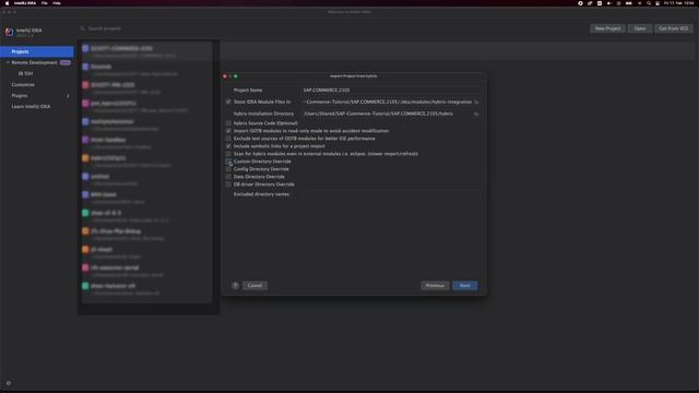 IntelliJ import Hybris project смотреть онлайн