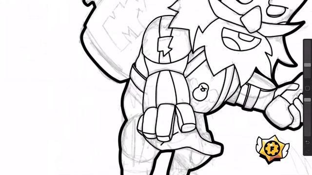 Brawl Stars / Skin drawing Tutorial! / Dynamike skin смотреть онлайн