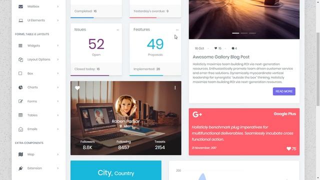 Minimal Pro Boxed - Bootstrap Admin Dashboard смотреть онлайн