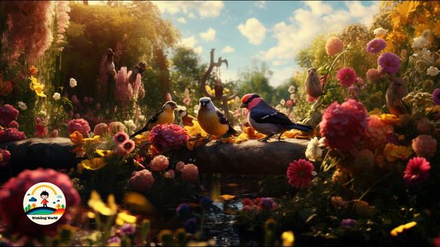 Kids Story In English | Johnny Crow's Garden | Story for Kids | Kids Read Aloud смотреть онлайн