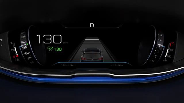 Peugeot 5008 - Adaptive cruise control with stop function смотреть онлайн