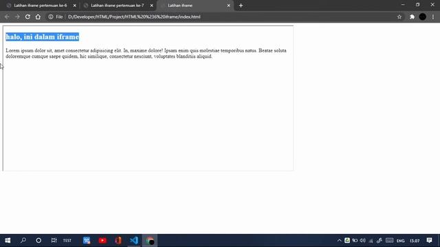 HTML #7 | Cara menambahkan iframe смотреть онлайн