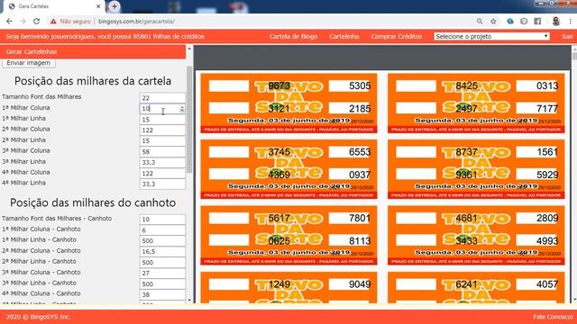 CARTELINHA DA SORTE - MILHAR - (TELEGRAM- 85 98825.9163) смотреть онлайн