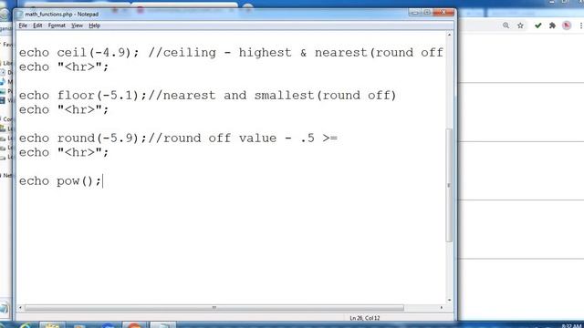 PHP Math functions - Part 1 | Easy example (Gujarati) смотреть онлайн