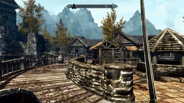 Skyrim Ultra visuals at Riften- with Mods смотреть онлайн