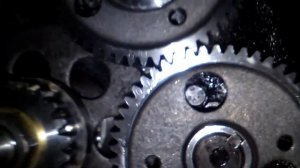 как поставить на метках  шестерни на мотоблок зубр 195 модель