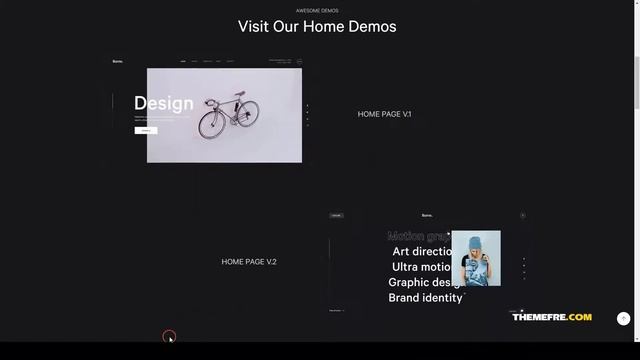 Borne - Agency portfolio Bootstrap 5 Template gallery modern Easy Create Website смотреть онлайн