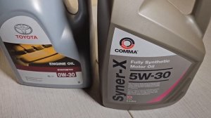 Масло TOYOTA - ВСЁ... Начинаю использовать масло COMMA.